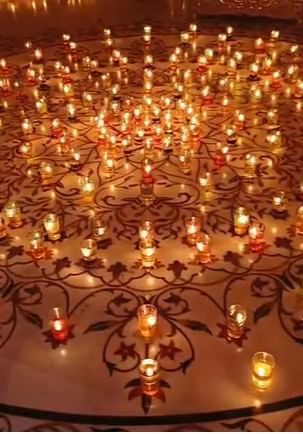 अकोला शहरातल्या सालासर बालाजी मंदिरात देव दिवाळी निमित्त हजारो दिव्यांची नेत्रदीपक आरास