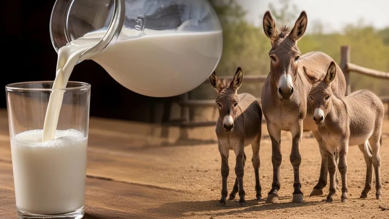 7 हजार रुपये प्रति लिटर गाढविणीच्या दुधाची किंमत, महाग पण आरोग्यासाठी अत्यंत गुणकारी