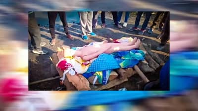 माणसाचा नव्हे प्लास्टिक पुतळ्याचा अंत्यसंस्कार, सरण रचलं, आग लावणार तोच... काय घडलं स्मशानभूमीत?