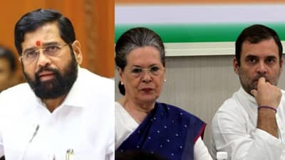 एकनाथ शिंदे आणि राहुल गांधींचा एकत्रित फोटो, राज्याच्या राजकारणात काय घडतंय? त्या फोटोची महाराष्ट्रभर चर्चा