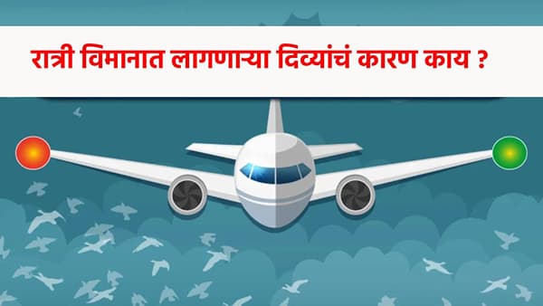 जेव्हा जेव्हा तुम्ही अंधारलेल्या रात्री आकाशाकडे पाहता तेव्हा आकाशात विमान दिसतं, आणि त्यासोबतच विमानाच्या बाहेर थोडे लहान पण लुकलुकणारे दिवे दिसतात. कधी लाल, हिरव्या तर कधी पिवळ्या रंगाचे विमानावरचे हे दिवे आपण सर्वांनीच पाहिले असतील. पण हे दिव फक्त सजावटीसाठी नाहीत, तर त्यांची खूप महत्त्वाची भूमिका असते.