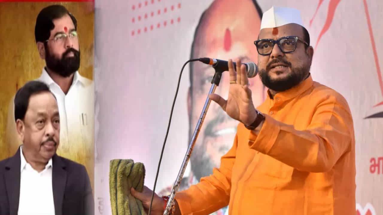 Gulabrao Patil : नारायण राणे कोंबडी विकायचे, आपलं लव्ह मॅरेज त्यांच्याशी... गुलाबराव पाटलांच्या मिश्कील वक्तव्याची चर्चा Gulabrao Patil : नारायण राणे कोंबडी विकायचे, आपलं लव्ह मॅरेज त्यांच्याशी... गुलाबराव पाटलांच्या मिश्कील वक्तव्याची चर्चा