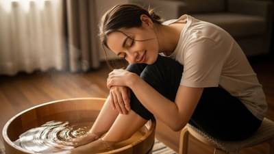 कोमट मिठाच्या पाण्यात पाय बुडवताय... जाणून घ्या कोणते आजार होतात बरे...