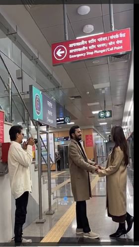 पुणे मेट्रोमध्ये प्री-वेडिंग फोटोशूट करणं जोडप्याला भोवलं