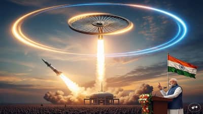 Explained : स्वदेशी एअर डिफेन्स मिशन सुदर्शन चक्र आर्यन डोमच्या तुलनेत कसं असेल? किती लाख कोटी खर्च येणार?