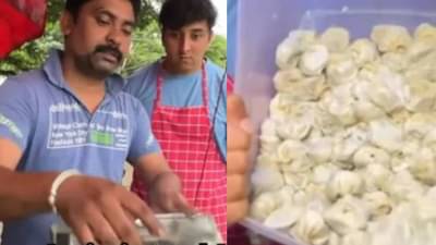 Viral Video : डिग्र्यांना लावा काडी... अवघ्या तासात मोमोजच्या शेकडो प्लेट विकल्या; मोमोवाल्याच्या दिवसाच्या कमाईचा आकडा ऐकून उडालच...