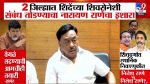 Narayan Rane : राणेंकडून 'या' दोन जिल्ह्यात शिंदेंच्या शिवसेनेशी संबंध तोडण्याचा थेट इशारा, थेट म्हणाले...