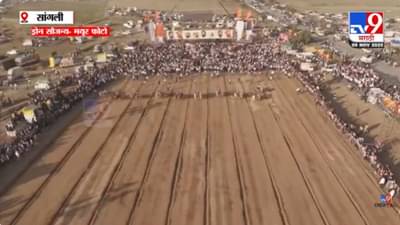 ५०० एकरांचं मैदान अन् ५ लाख बैलगाडा प्रेमी! श्रीनाथ केसरी बैलगाडी शर्यतीचा थरार रंगला