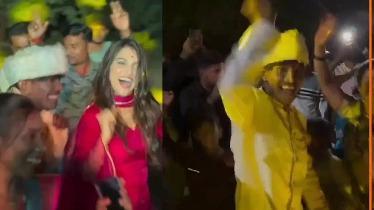 सूरजच्या लग्नात जान्हवी किल्लेकरने हजेरी लावली. 'बिग बॉस मराठी' सिझन पाचच्या दरम्यान जान्हवी सूरजला म्हणाली होती की,"तुला जेव्हा माझी गरज असेल तेव्हा मी हजर असेन." त्याप्रमाणे लाडक्या भावाच्या लग्नात करवली म्हणून मिरवायला जान्हवी नटूनथटून हजर होती.