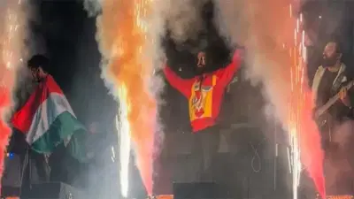 Video: भर कॉन्सर्टमध्ये प्रसिद्ध पाकिस्तानी रॅपरने फडकवला भारताचा झेंडा, व्हिडीओ चर्चेत