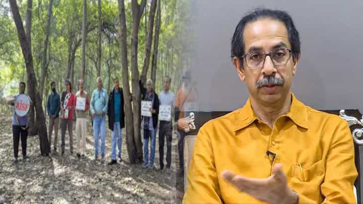 Uddhav Thackeray : मुहँ में राम बगल में अदानी... भाजपच्या हिंदुत्वाचा ठाकरेंनी फाडला बुरखा, तपोवनातील वृक्षतोडीवरून निशाणा Uddhav Thackeray : मुहँ में राम बगल में अदानी... भाजपच्या हिंदुत्वाचा ठाकरेंनी फाडला बुरखा, तपोवनातील वृक्षतोडीवरून निशाणा