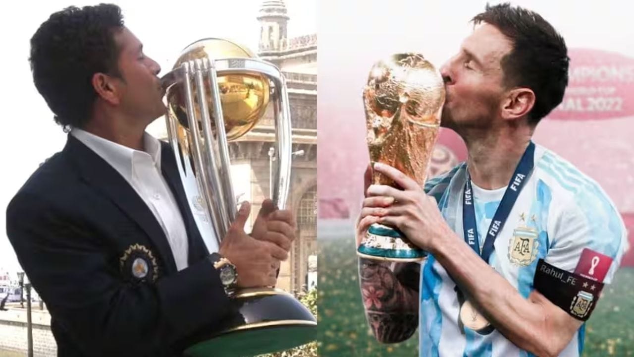 क्रिकेटचा देव सचिन तेंडुलकर याने फुटबॉलचा गॉड लियोनल मेस्सी याला दिले खास गिफ्ट,पाहा कोणते ?