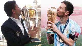 क्रिकेटचा देव सचिन तेंडुलकर याने फुटबॉलचा गॉड लियोनल मेस्सी याला दिले खास गिफ्ट,पाहा कोणते ?