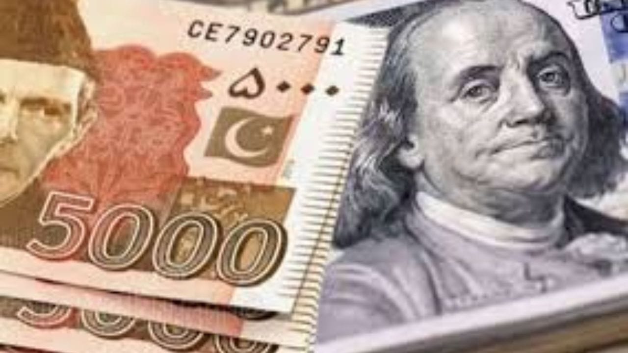 जर 1 लाख अमेरिकन डॉलरचा विचार केला तर ,सध्या 1 डॉलर = 279.87 PKR च्या बरोबर आहे. त्यानुसार  1 लाख डॉलर = 1,00,000 x 279.87 PKR = 2,79,87,000 पाकिस्तानी रुपये होतील. म्हणजेच  1 लाख अमेरिकी डॉलर पाकिस्तानमध्ये सुमारे  2.79 कोटी पाकिस्तानी रुपयांच्या समान होतील. 