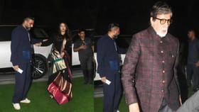 घटस्फोटाच्या अफवा फेटाळल्यानंतर ऐश्वर्या-अभिषेक दिसले एकत्र.