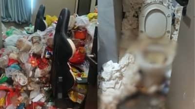 Video : रूमचा दरवाजा उघडताच हॉटेलचे कर्मचारी हैराण, आतमध्ये जे दिसलं ते पाहून... दोन वर्षांपासून बंद असलेल्या खोलीत काय सापडलं?