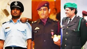 Indian Army चे शिलेदार; कोणी ग्रुप कॅप्टन तर कोणी लेफ्टनंट कर्नल.