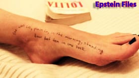 Epstein Files: महिलेच्या अंगावर कांदबरीच्या ओळी, मुलीचा रेट किती?.