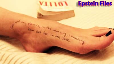 Epstein Files: महिलेच्या अंगावर कांदबरीच्या ओळी, एका रात्रीचा मुलीचा रेट किती? एपस्टिन फाईल्समधील धक्कादायक खुलासे