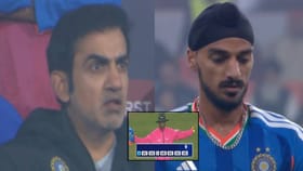 अर्शदीप सिंह याच्याकडून एका ओव्हरमध्ये 7 वाईड, गौतम गंभीर याची सटकली.