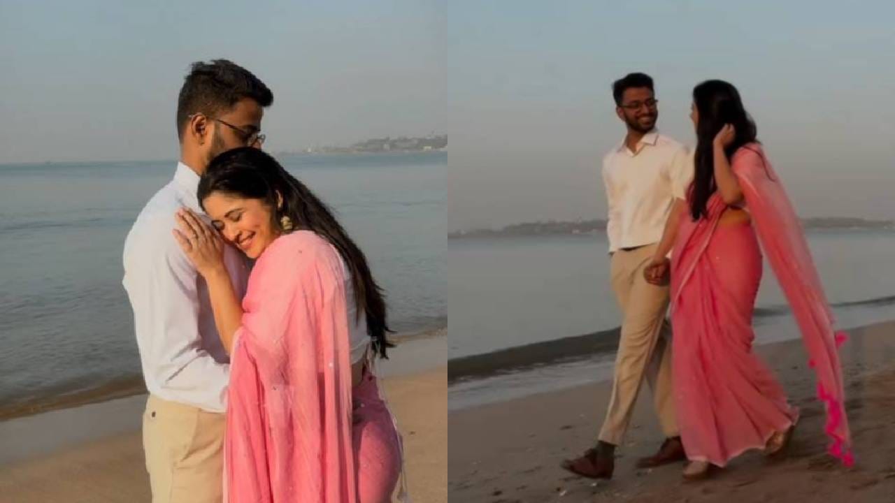 गायत्री दातारने सोशल मीडियावर काही दिवसांपूर्वी होणाऱ्या नवऱ्यासोबतचा फोटो शेअर केला होता. मात्र, या फोटोमध्ये तिने नवऱ्याचा चेहरा दाखवला नव्हता. आता गायत्रीने एक व्हिडीओ शेअर केला आहे. या व्हिडीओमध्ये ती होणाऱ्या नवऱ्यासोबत दिसत आहे.