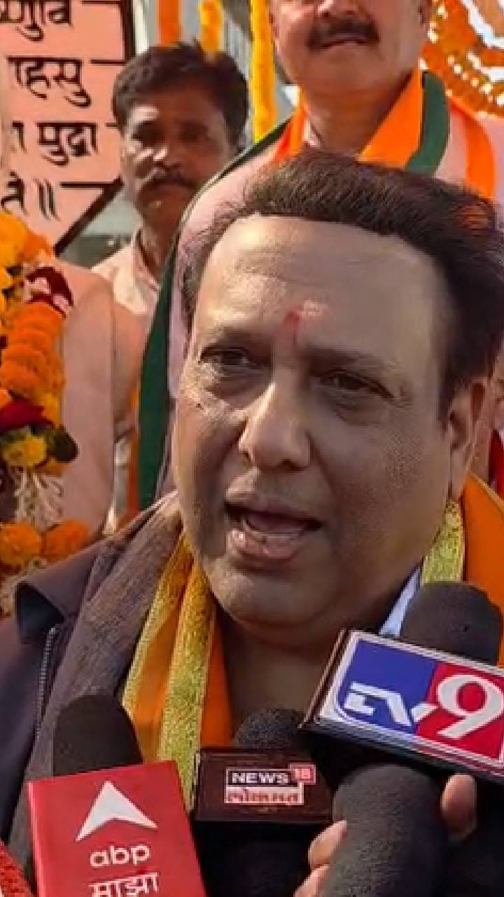 फलटणमध्ये अभिनेता गोविंदा यांच्या प्रचार रॅलीला मोठा प्रतिसाद