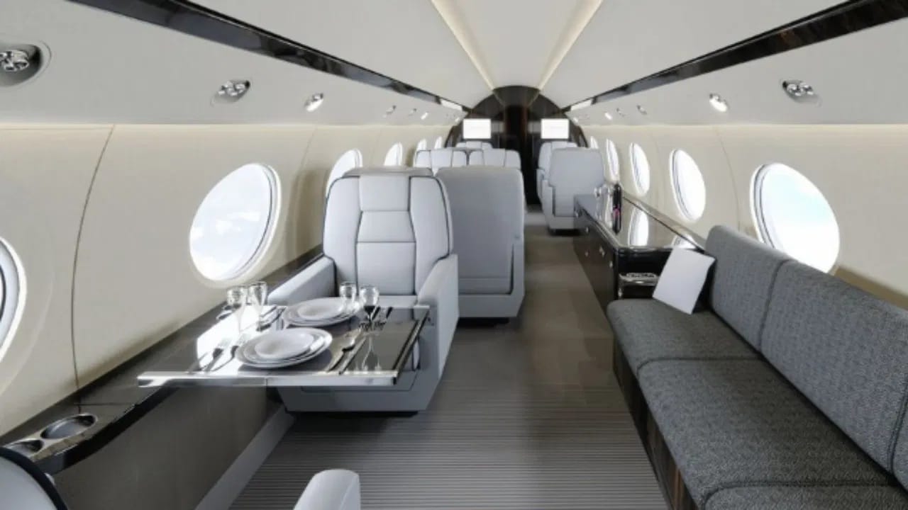Gulfstream V Jet Seating Arrangement