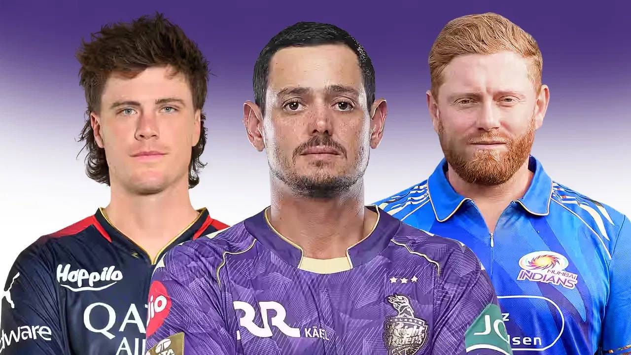 तिसऱ्या टप्प्यात यष्टीरक्षक खेळाडू असतील. यात फिन एलन (न्यूझीलंड), जॉनी बेअरस्टो (इंग्लंड), केएस भरत (भारत), क्विंटन डी कॉक (दक्षिण आफ्रिका), बेन डकेट (इंग्लंड), रमनउल्लाह गुरबाज (अफगाणिस्तान), जेमी स्मिथ (इंग्लंड) यांचा समावेश आहे. (फोटो- टीव्ही 9 कन्नडवरून )