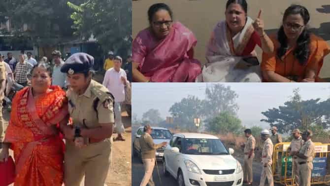 Karnataka Maharashtra Border Dispute : कर्नाटकात मराठी नेत्यांची धरपकड, वादाचे पडसाद महाराष्ट्रापर्यंत; कर्नाटक-महाराष्ट्र बस सेवा बंद