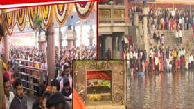 नृसिंहवाडीत दत्त जयंतीचा मोठा उत्साह, दर्शनासाठी भाविकांची अलोट गर्दी