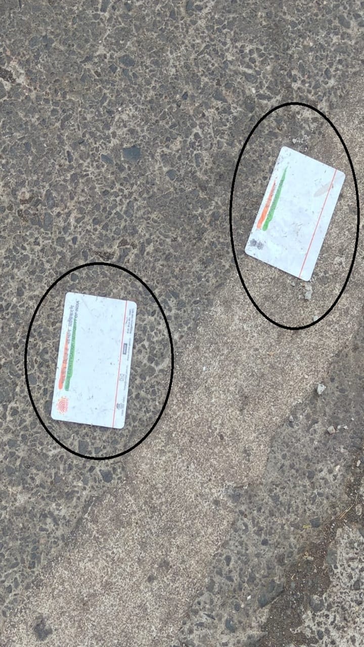 Mira Bhayandar : धक्कादायक, काश्मीरा परिसरात ब्लँक आधार कार्ड सापडले