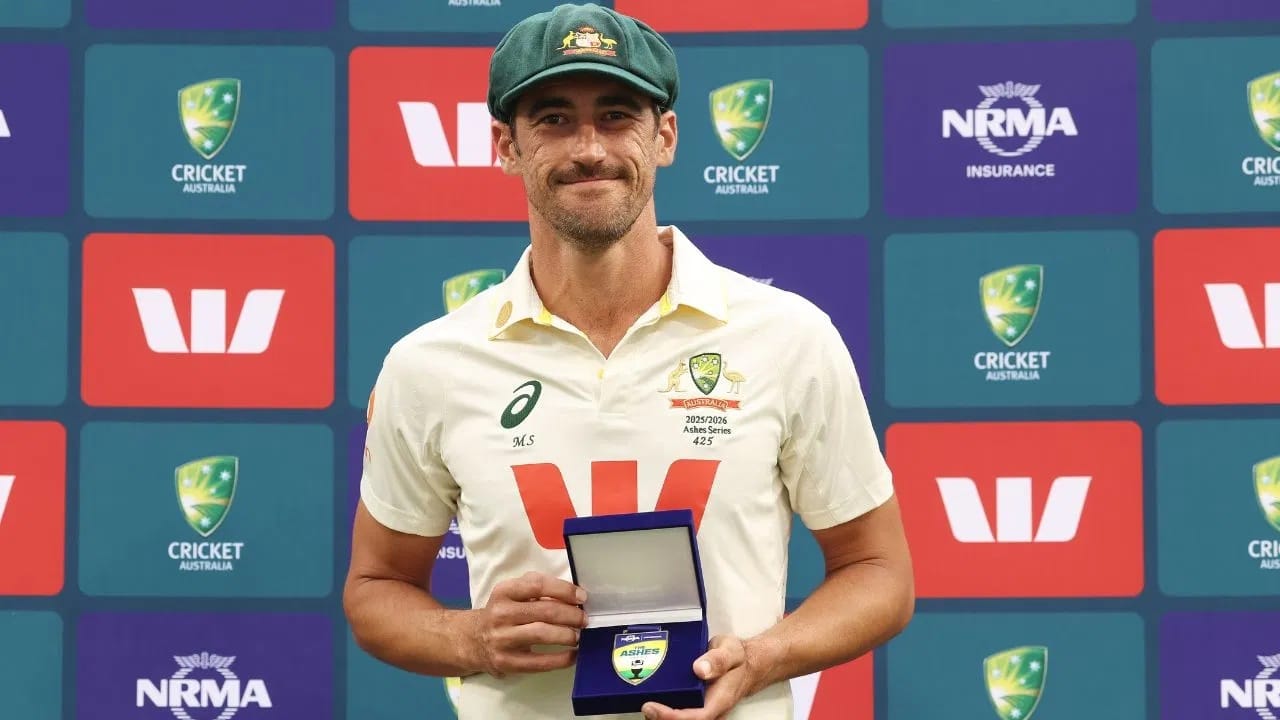 Mitchell Starc POTM Ashes