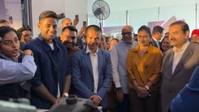 नवी मुंबई आंतरराष्ट्रीय विमानतळाचे उद्घाटन, अनेक दिग्गजांची उपस्थिती.