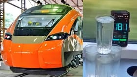 वंदेभारत स्लिपर ट्रेन 180 किमी वेगाने धावली, तरी ग्लासातले पाणी....