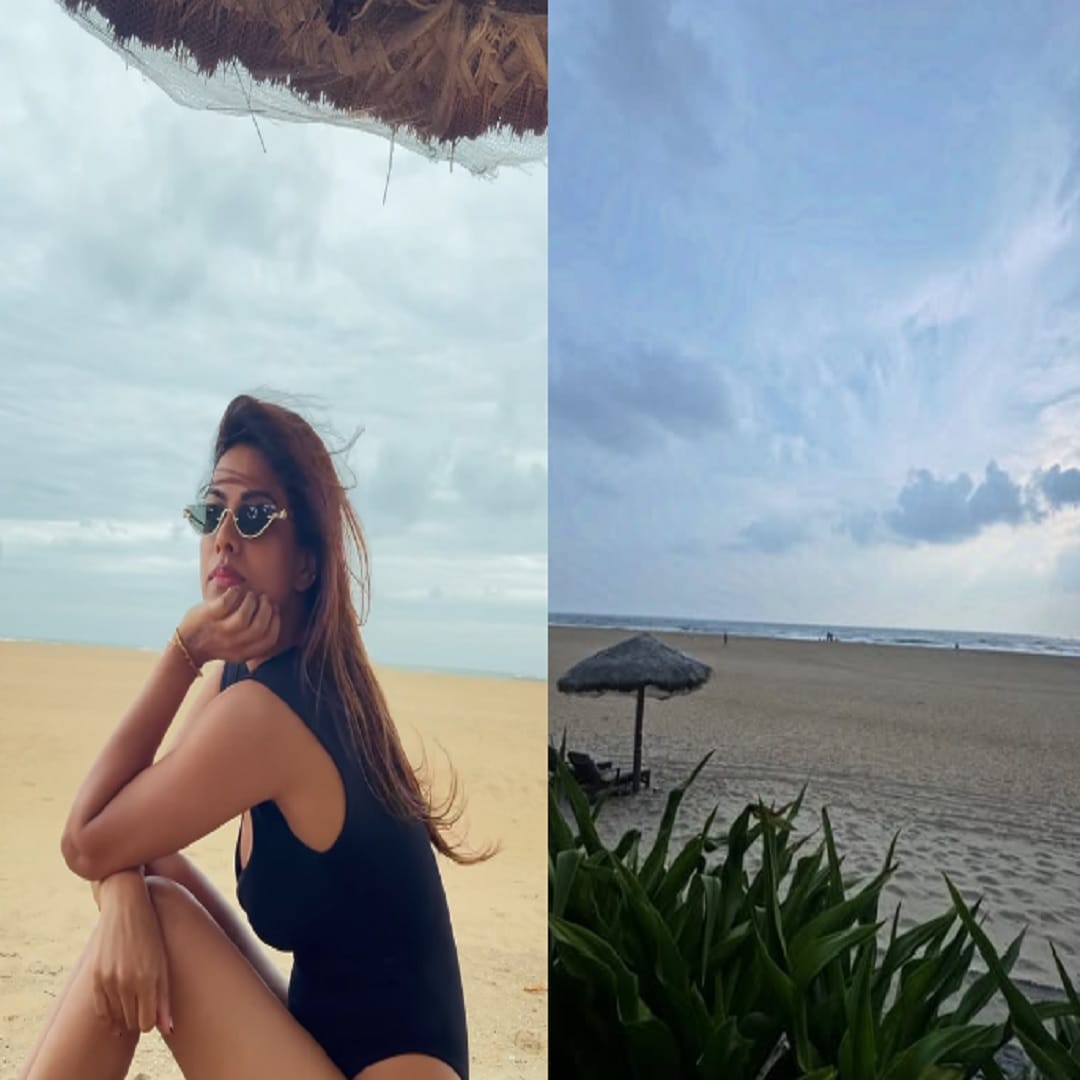 नियाने तिच्या टोन्ड फिगरचे प्रदर्शन करत अनेक स्पष्ट पोझ देखील दिल्या. काळ्या चष्म्यात आणि खुल्या केसांमध्ये निया खूपच सुंदर दिसत आहे