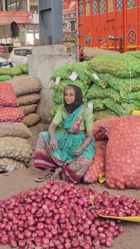 कांद्याच्या दरात वाढ.