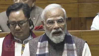 PM Modi On Vande Mataram : मुस्लिम लीग, नेहरु... वंदे मातरम् राष्ट्रगानाच्या चर्चेदरम्यान पंतप्रधान मोदींचे काँग्रेसवर मोठे आरोप