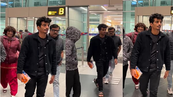 चेहरा उतरलेला, नाराजी स्पष्टच...; स्मृतीसोबतचे लग्न पुढे ढकलल्यानंतर पलाश मुच्छल पहिल्यांदाच दिसला, व्हिडीओ पाहून नेटकरी म्हणाले काय ही अवस्था