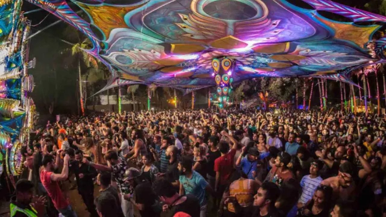 अंजुना बीच, गोवा : अंजुना हा गोव्यातील ट्रान्स म्युझिक आणि बोहेमियन संस्कृतीचा केंद्रबिंदू आहे. नवीन वर्षाला येथे अनेक प्रसिद्ध पार्टी ठिकाणे आहेत. कर्लीज आणि शिवा व्हॅली येथे फुल मून पार्टीज किंवा न्यू इयर ट्रान्स इव्हेंट्स आयोजित केले जातात.