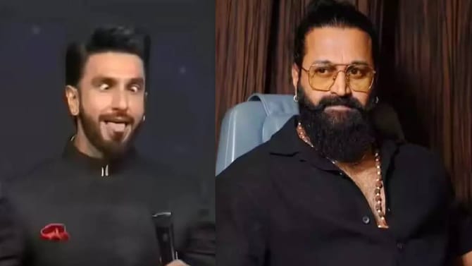 रणवीरवर भडकला ऋषभ शेट्टी; म्हणाला 