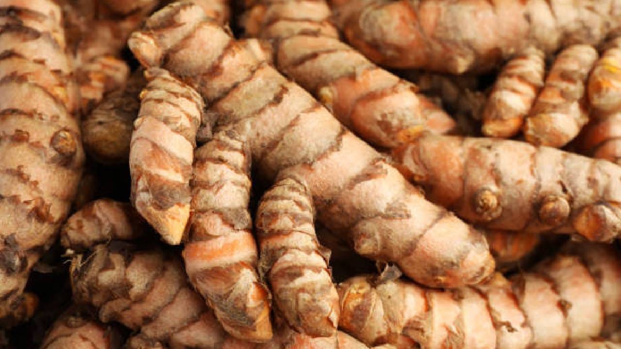 कच्च्या हळदीमध्ये आढळणारे कर्क्यूमिन एक शक्तिशाली दाहक विरोधी संयुग आहे. पोटाची जळजळ कमी करण्यासाठी तो मदत करतो. 