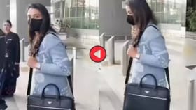 सुजलेले डोळे, तोंडाला मास्क; लग्न मोडल्यानंतर स्मृती पहिल्यांदाच समोर. सुजलेले डोळे, तोंडाला मास्क; लग्न मोडल्यानंतर स्मृती पहिल्यांदाच समोर.