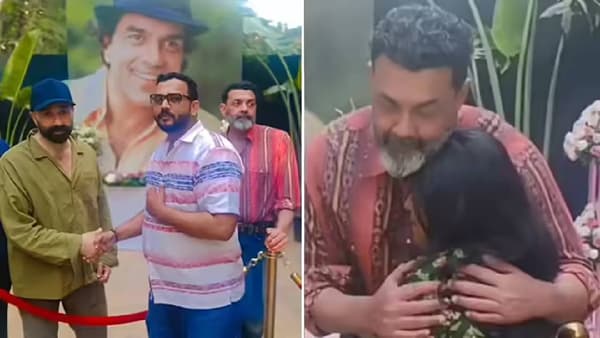 कोणाचे अश्रू पुसले, तर कोणाला मारली मिठी..; धर्मेंद्र यांच्या चाहत्यांचं सनी-बॉबी देओलकडून सांत्वन