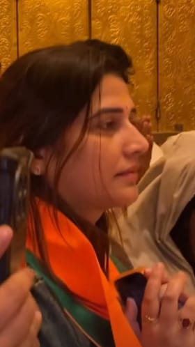 भाजप प्रवेशानंतर तेजस्वी घोसाळकर यांनी घेतले सिद्धिविनायकाचे दर्शन