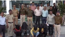 लग्न लावून फसवणूक करीत लुटमार करणाऱ्या टोळीची तोडफोड, पाच जणांना अटक.