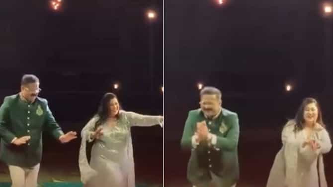 Pooja Birari-Soham Bandekar : सोहमच्या लग्नात आदेश - सुचित्रा बांदेकर यांचा धमाल डान्स, जलवा पाहून नेटकरी म्हणाले..
