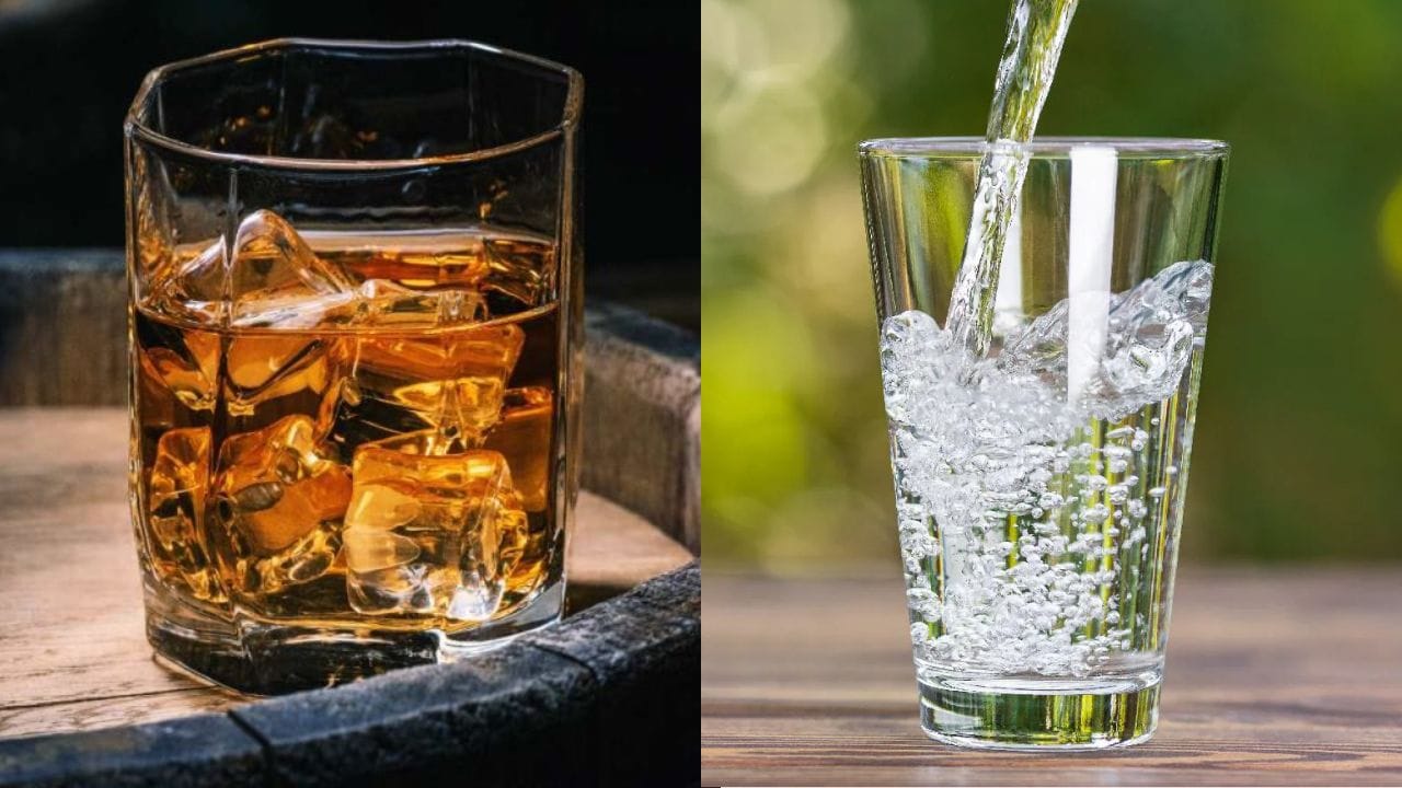 दारूचा एक पेग झाला की एक ग्लास पाणी, मद्यपानाचा हा नियम माहिती आहे का? एकदा वाचाच!