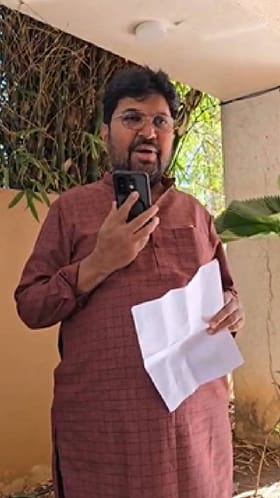 अर्जुन खोतकर यांनी सरकारी अधिकाऱ्याला झापलं.