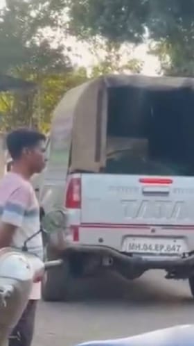 बदलापुरात बिबट्याची दहशत, नागरिकांत भीतीचे वातावरण.