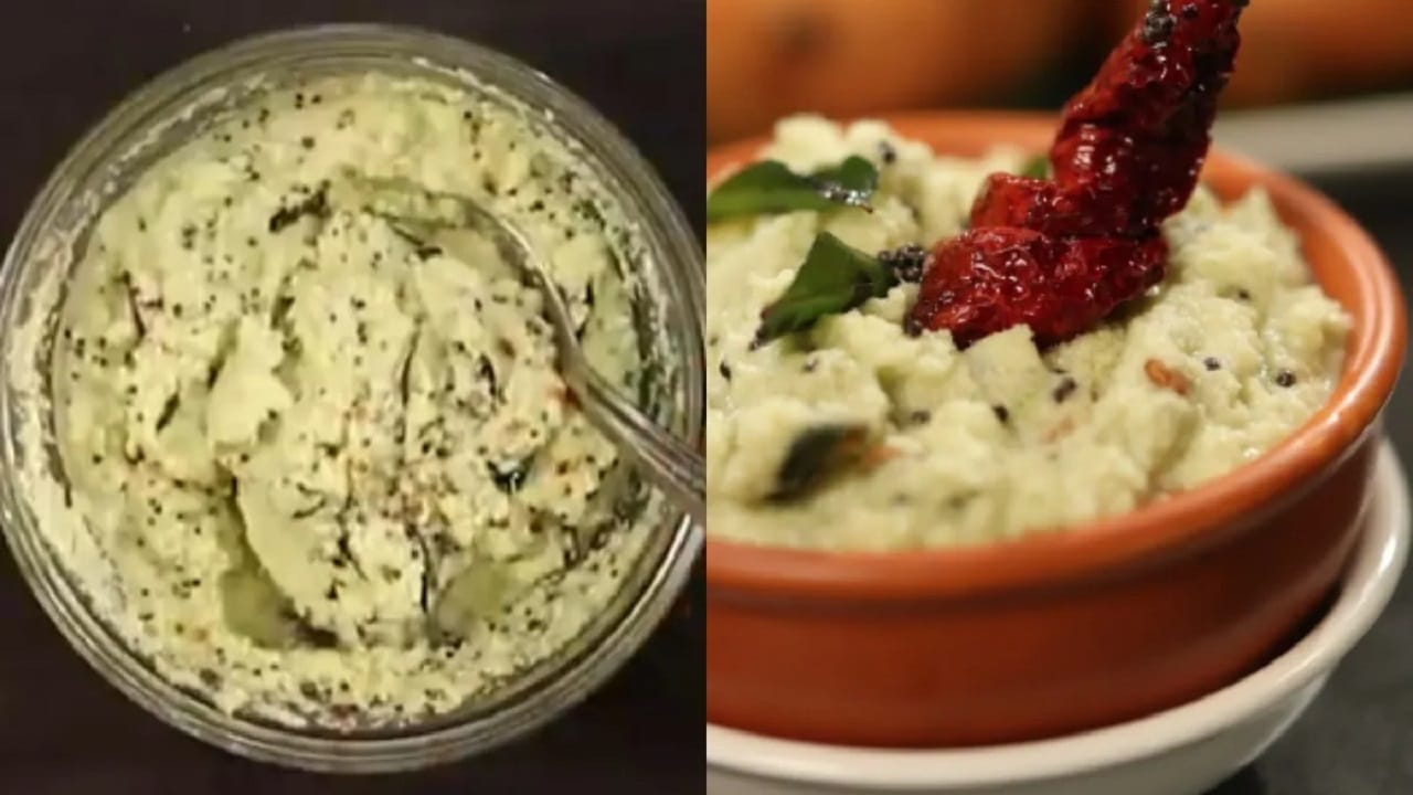 फोडणीसाठी लागणारं साहित्य तेल – 1 टीस्पून, मोहरी – ½ टीस्पून, उडीद डाळ – ½ टीस्पून, कडीपत्ता , सुक्या लाल मिरच्या – 1... हे साहित्या खोबऱ्याची चटणी बनवण्यासाठी लागेल. 